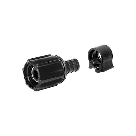Pexlock Flair-It PEXLock 1/2 in. PEX X 1/2 in. D FPT Plastic Swivel Coupling with Clamp 30873